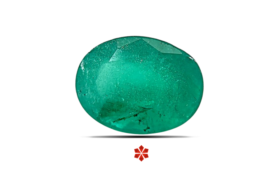 Emerald (Maragadham) 9x7 MM 1.88 carats