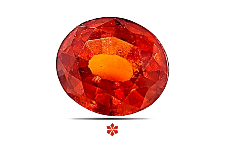 Hessonite (Gomed) 8x7 MM 2.36 carats