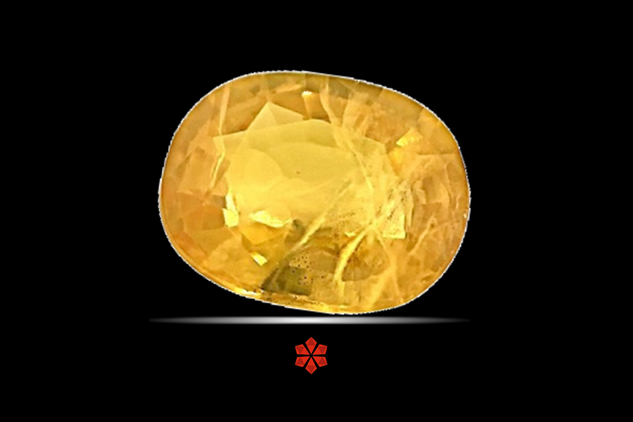 Yellow Sapphire (Pushparag) 9x0 MM 2.5 carats