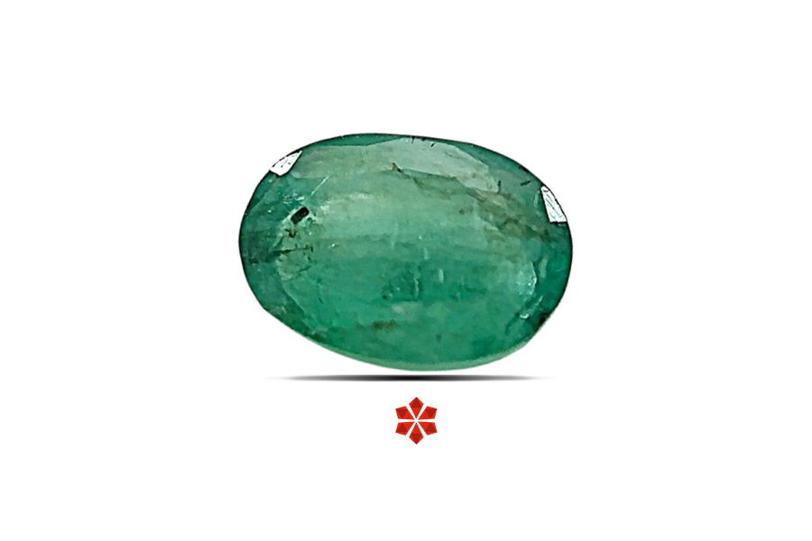 Emerald (Maragadham) 7x5 MM 0.75 carats