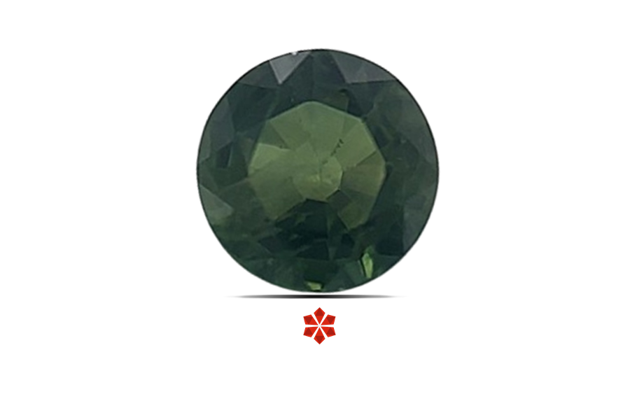 Green Sapphire 5x5 MM 0.65 carats
