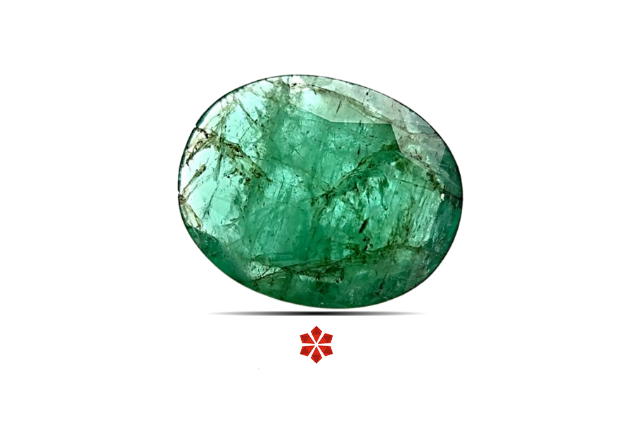 Emerald (Maragadham) 12x10 MM 2.9 carats