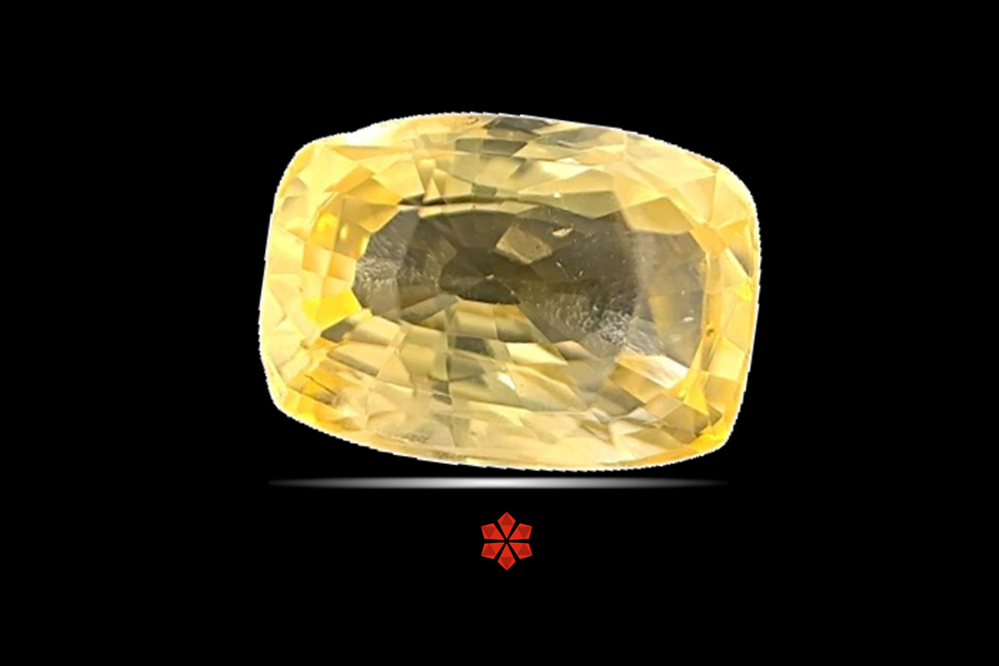 Yellow Sapphire (Pushparag) 12x8 MM 5.61 carats