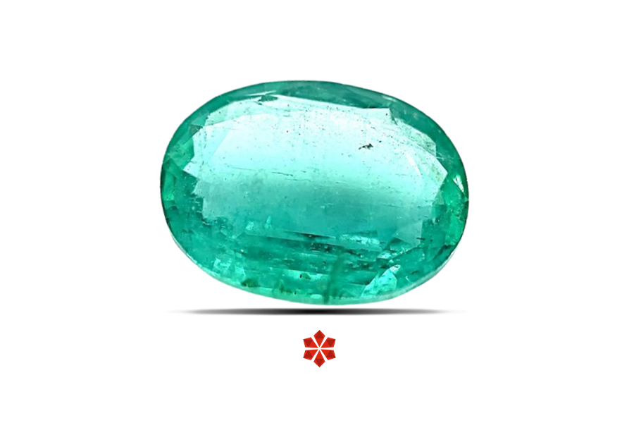 Emerald (Maragadham) 15x12 MM 7.24 carats