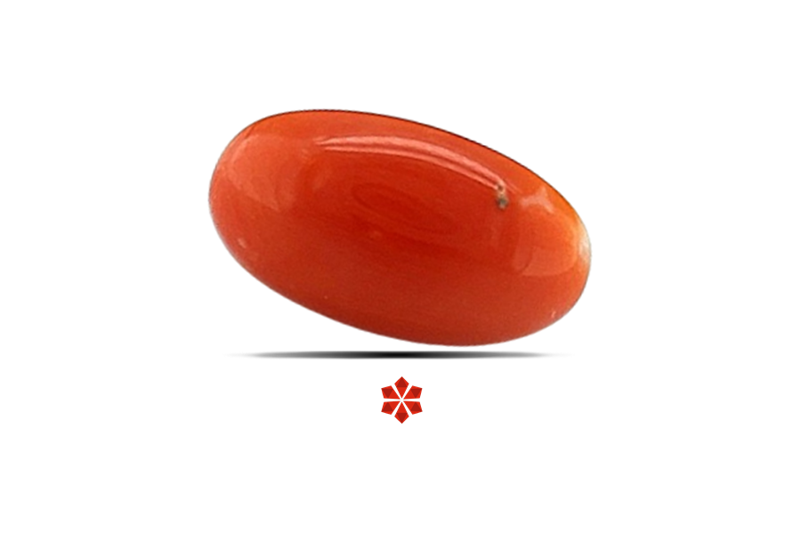 Red Coral 10x7 MM 1.84 carats