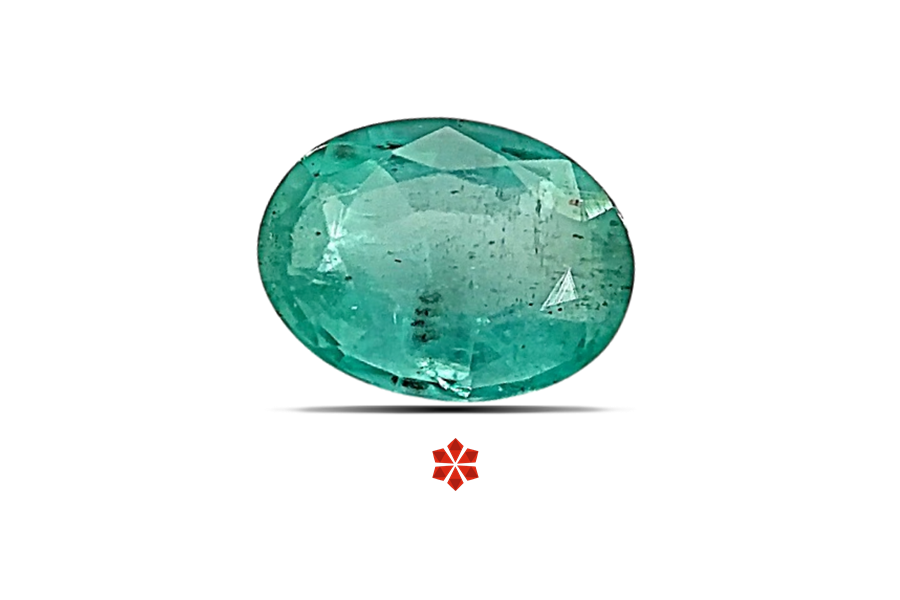 Emerald (Maragadham) 7x6 MM 0.98 carats