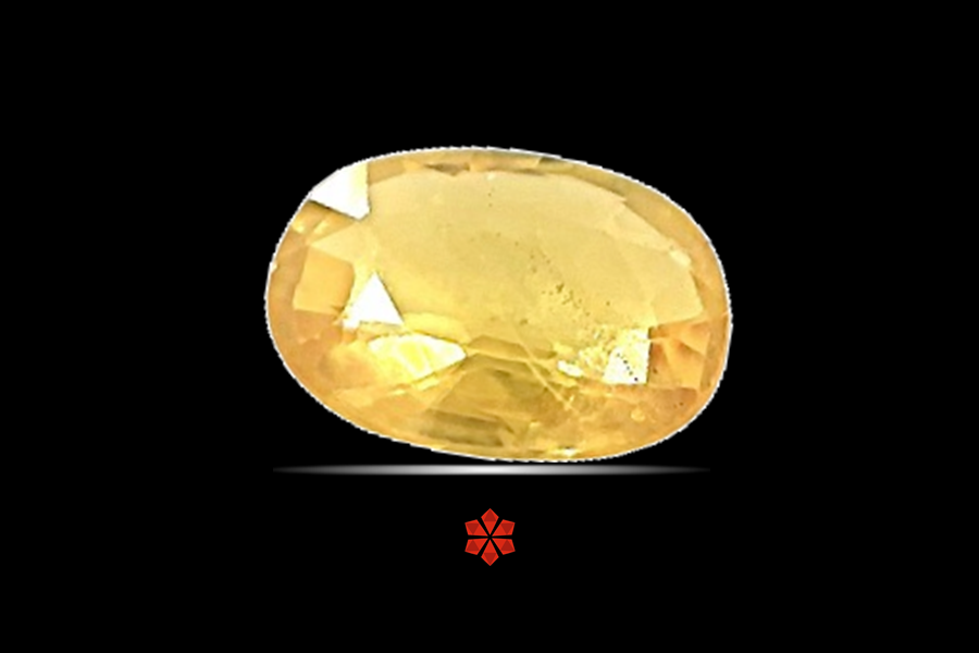 Yellow Sapphire (Pushparag) 7x5 MM 1.01 carats