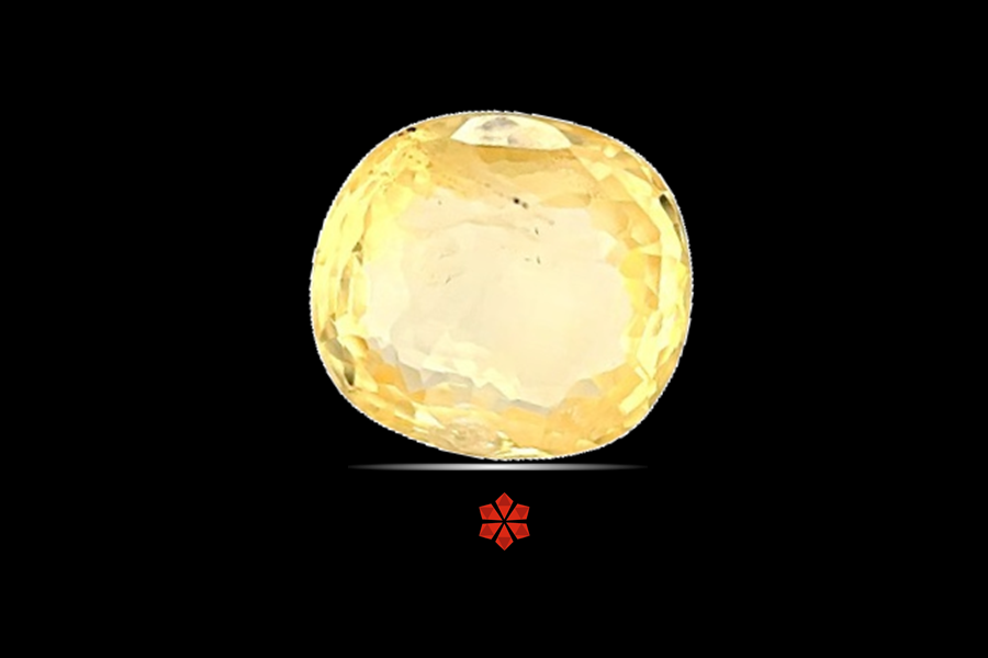 Yellow Sapphire (Pushparag) 8x8 MM 2.65 carats