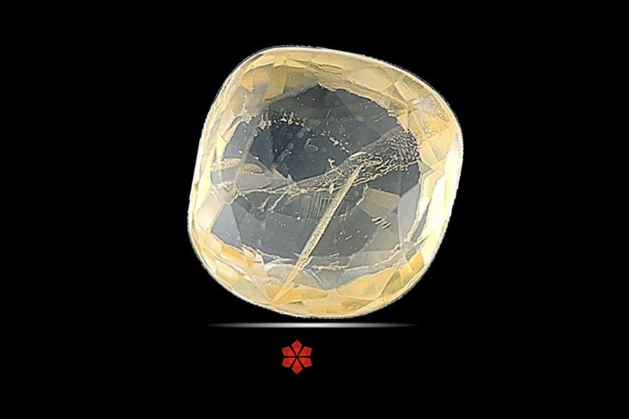 Yellow Sapphire (Pushparag) 8x8 MM 2.48 carats