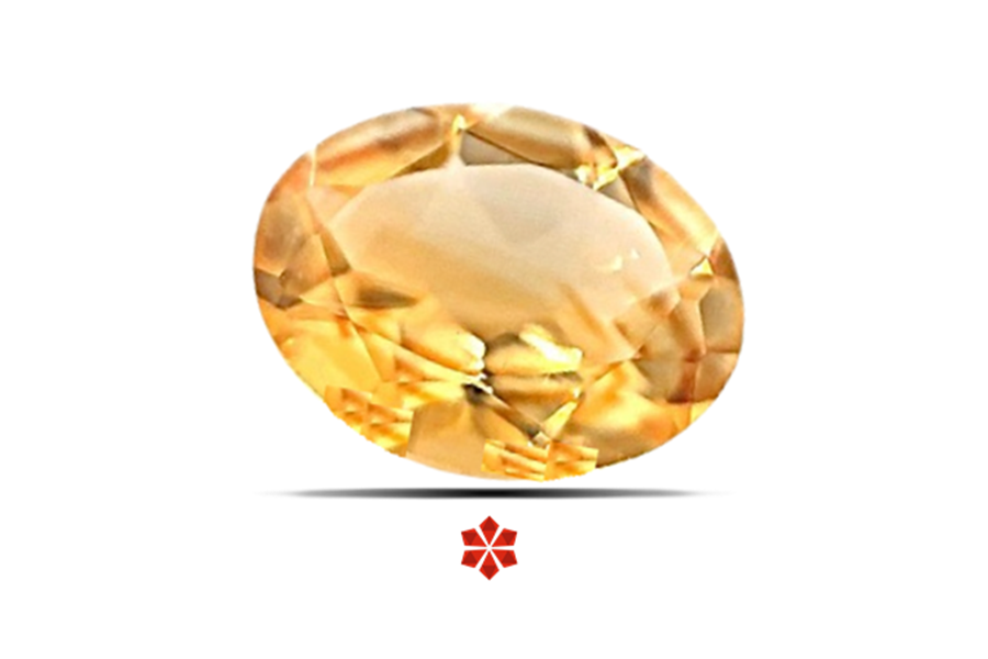 Citrine 9x7 MM 1.53 carats