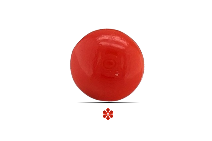 Red Coral 7x7 MM 1.07 carats