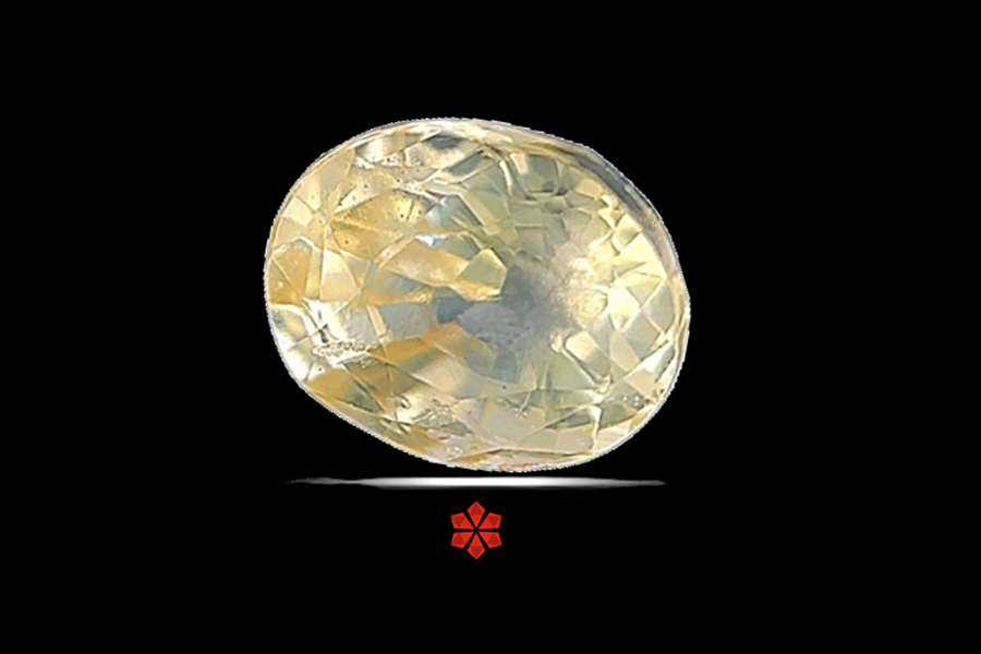 Yellow Sapphire (Pushparag) 7x6 MM 1.66 carats