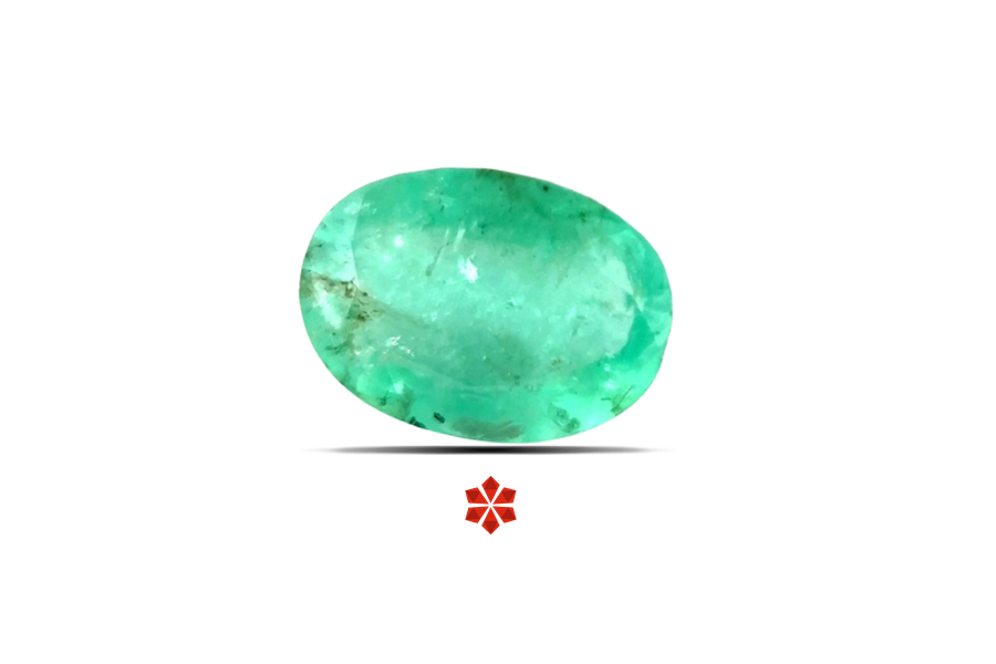 Emerald (Maragadham) 7x5 MM 0.77 carats