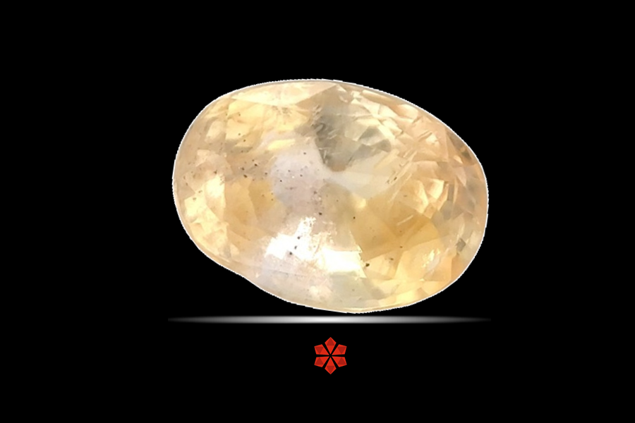 Yellow Sapphire (Pushparag) 10x7 MM 3.3 carats