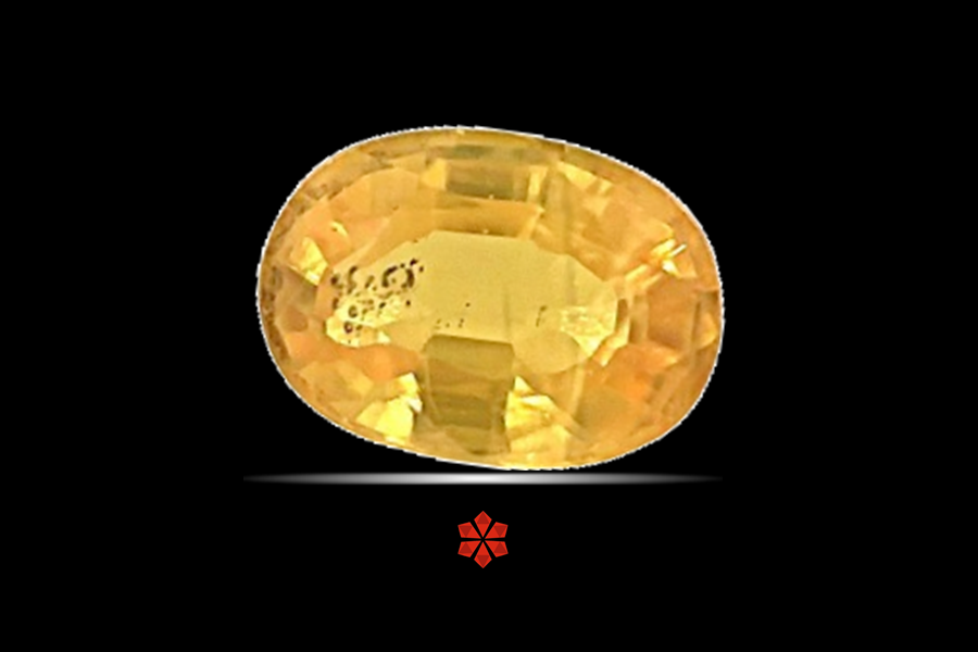 Yellow Sapphire (Pushparag) 7x5 MM 1.22 carats