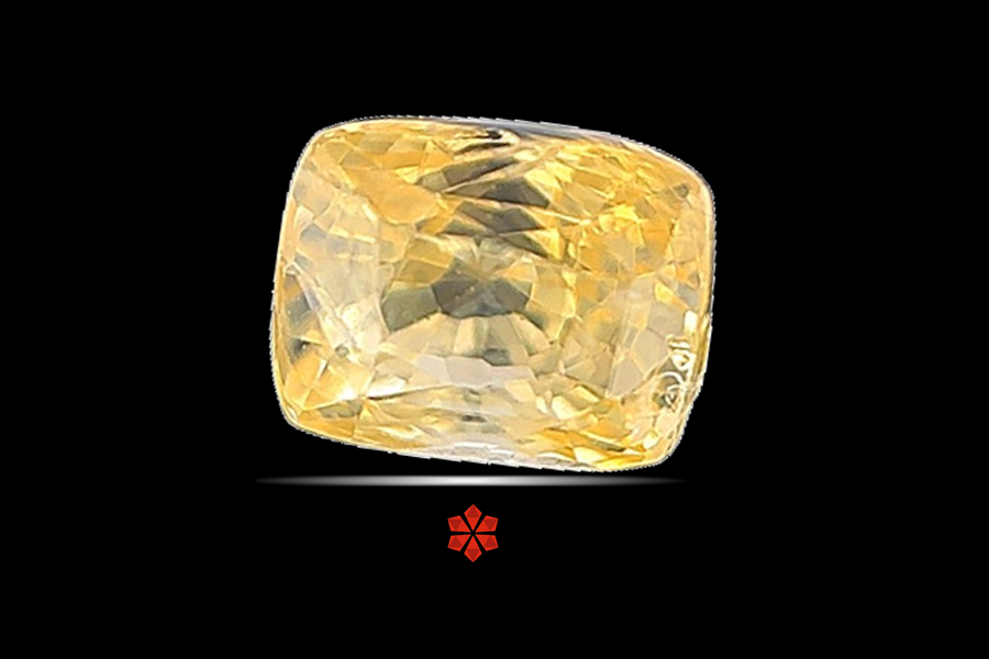 Yellow Sapphire (Pushparag) 7x5 MM 2.12 carats