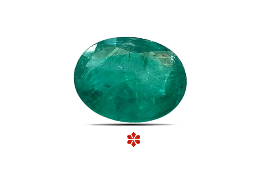 Emerald (Maragadham) 9x7 MM 1.86 carats