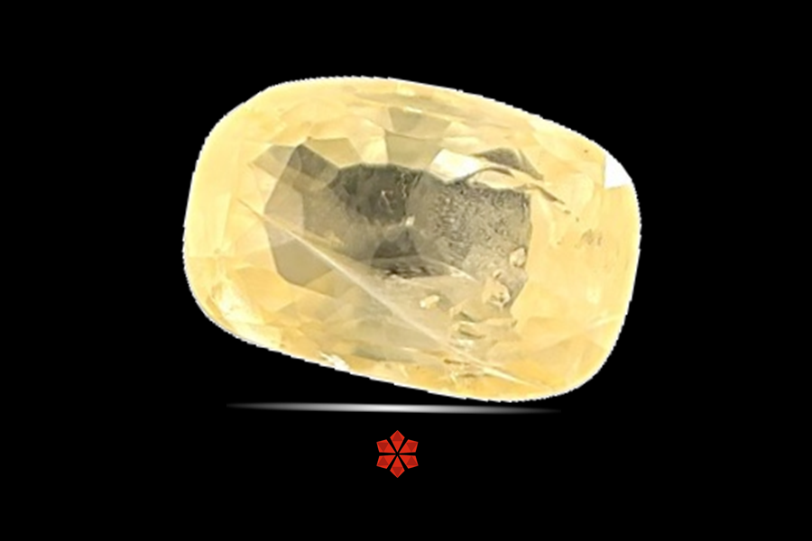 Yellow Sapphire (Pushparag) 10x6 MM 3.13 carats