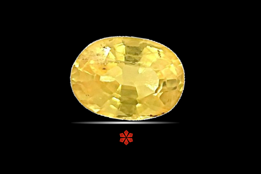 Yellow Sapphire (Pushparag) 7x5 MM 1.22 carats