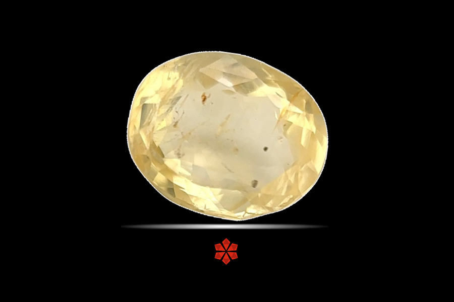 Yellow Sapphire (Pushparag) 9x8 MM 2.81 carats