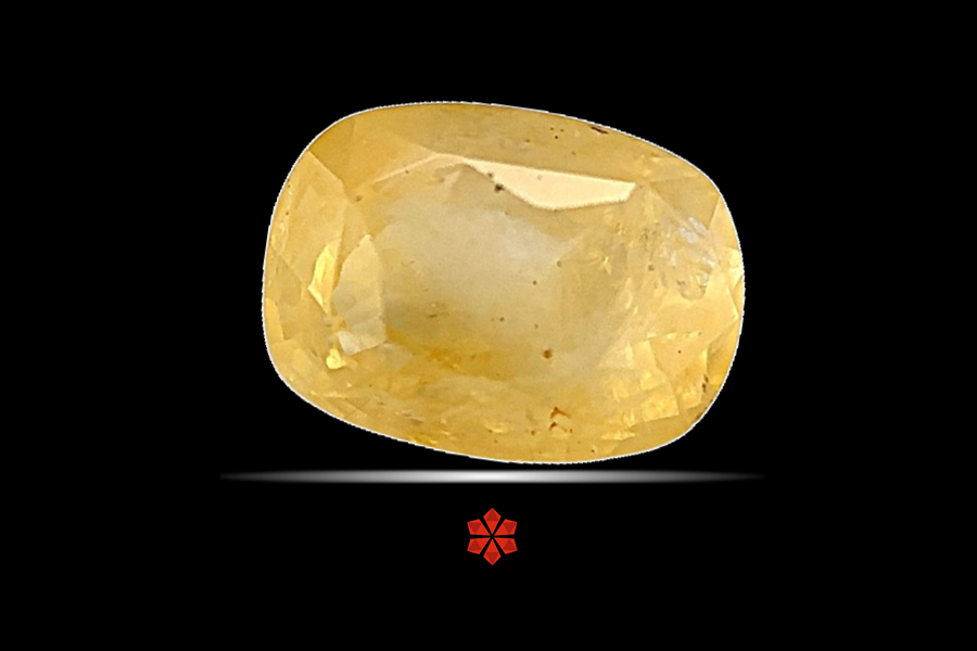 Yellow Sapphire (Pushparag) 9x7 MM 3.07 carats