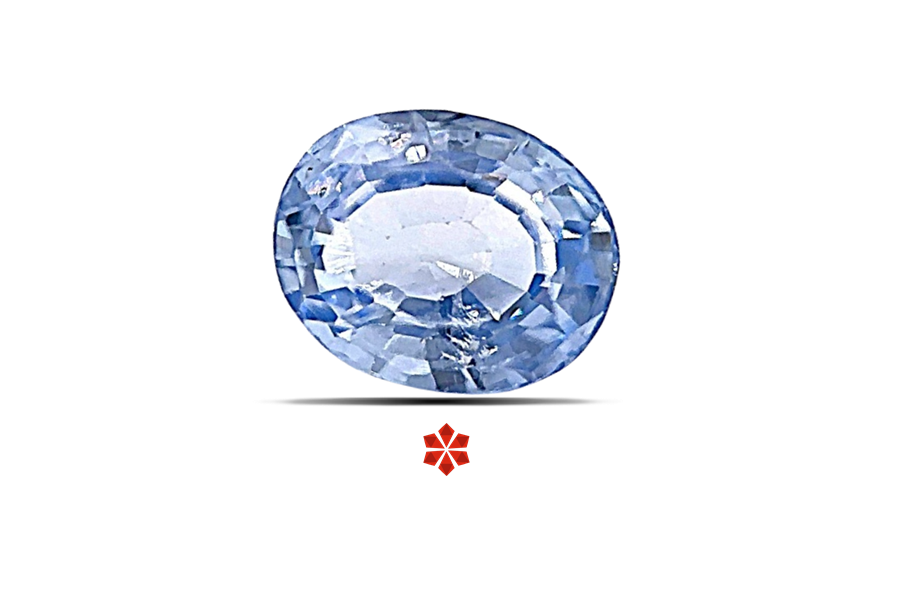 Blue Sapphire (Neelam) 7x6 MM 1.18 carats