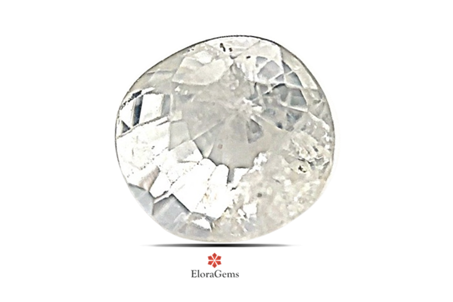 White Sapphire 7x7 MM 1.99 carats