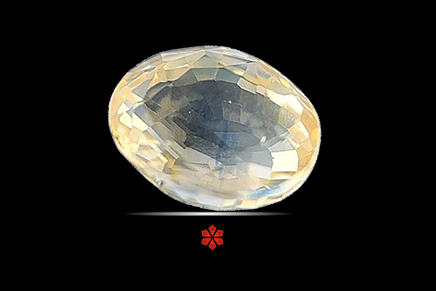 Yellow Sapphire (Pushparag) 8x6 MM 2.45 carats