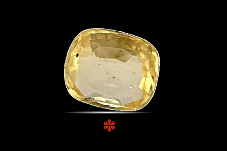 Yellow Sapphire (Pushparag) 7x6 MM 1.74 carats