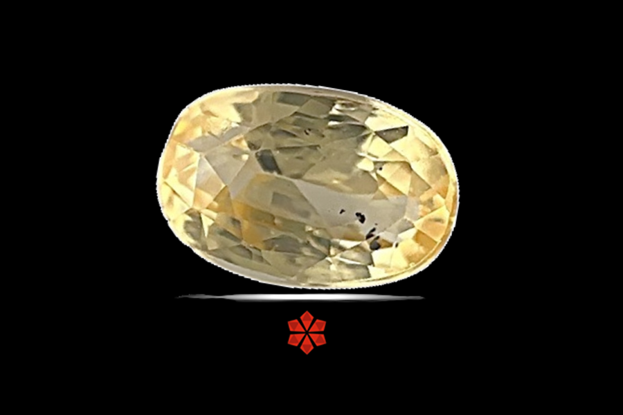 Yellow Sapphire (Pushparag) 8x5 MM 1.64 carats
