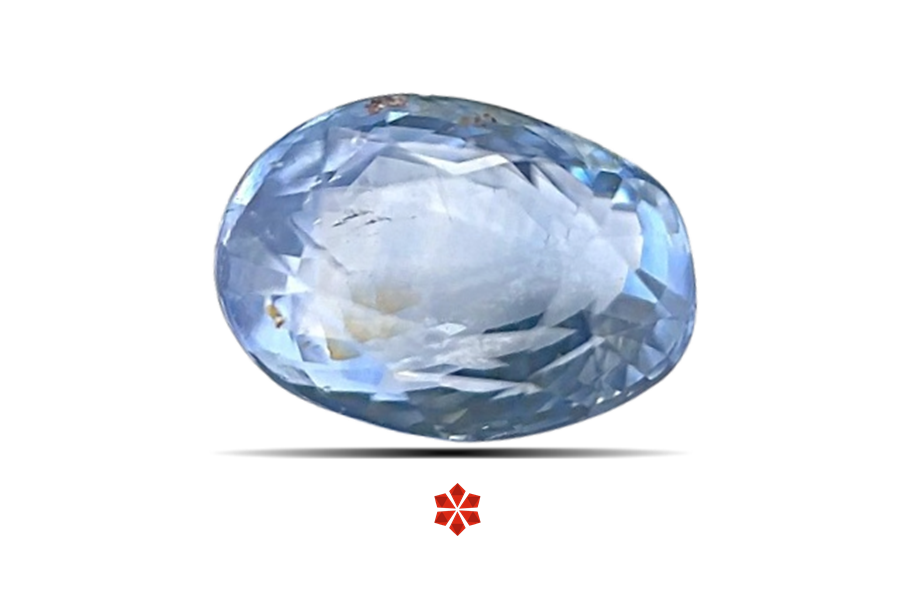 Blue Sapphire (Neelam) 9x7 MM 2.6 carats