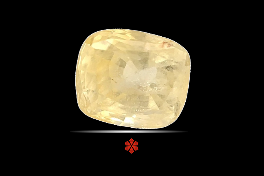 Yellow Sapphire (Pushparag) 8x7 MM 3.11 carats