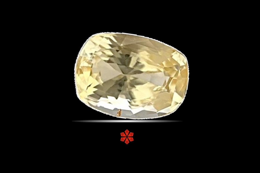 Yellow Sapphire (Pushparag) 7x5 MM 1.66 carats