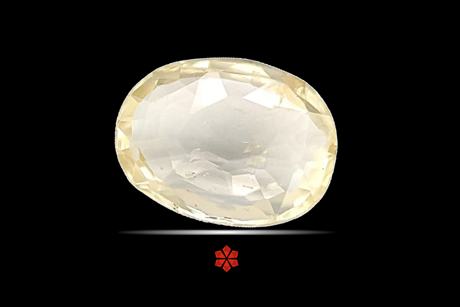 Yellow Sapphire (Pushparag) 10x8 MM 3.07 carats