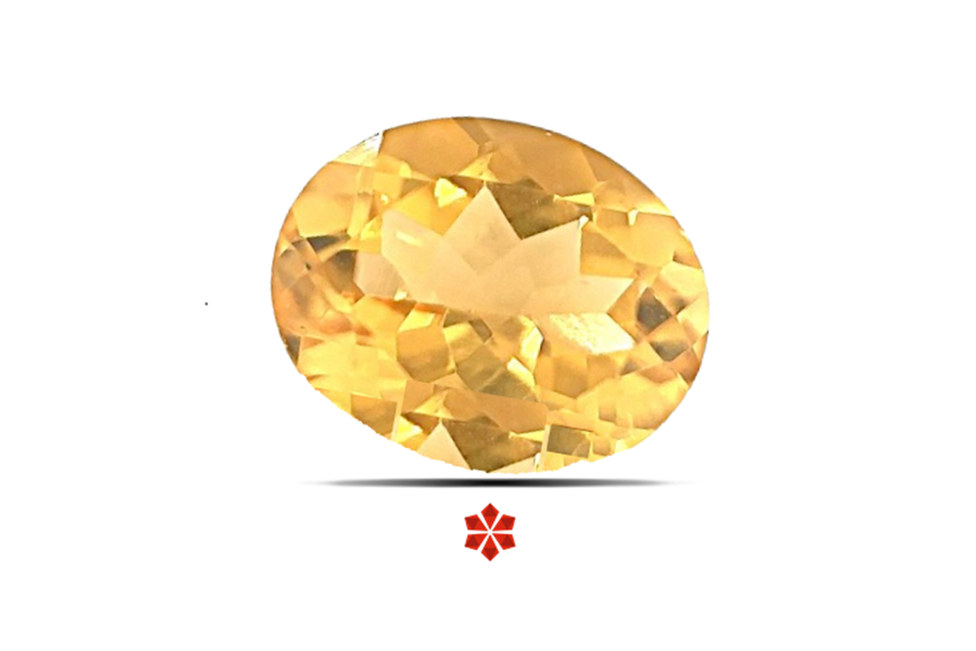 Citrine 11x9 MM 3.3 carats