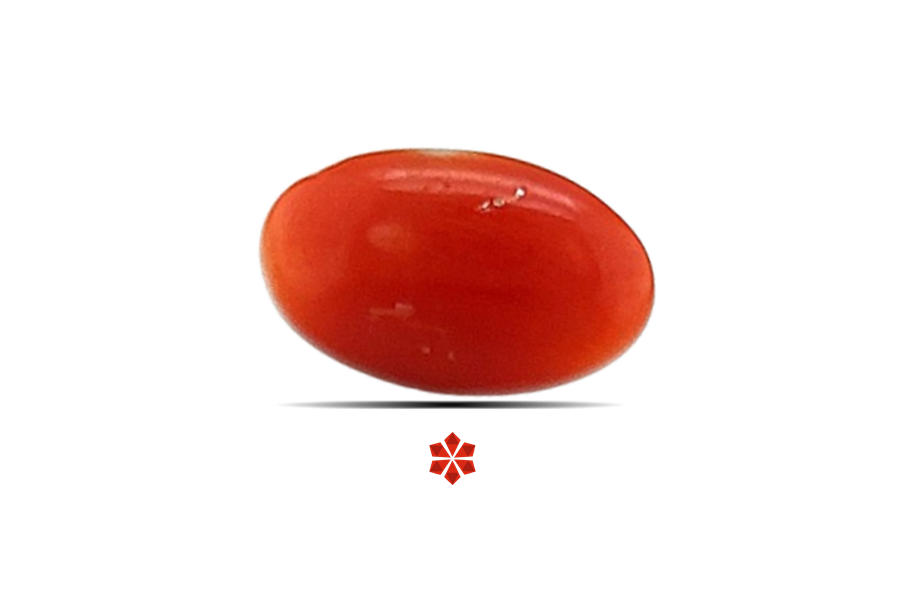 Red Coral 9x6 MM 0.77 carats