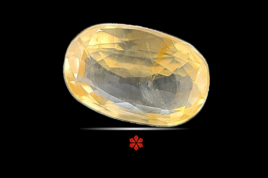 Yellow Sapphire (Pushparag) 10x7 MM 2.97 carats