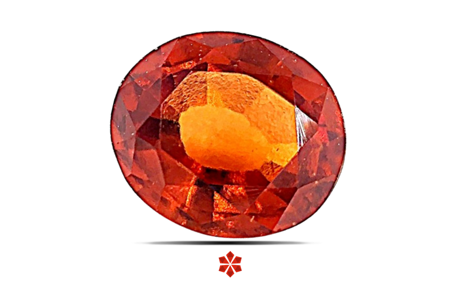 Hessonite (Gomed) 8x7 MM 2.1 carats