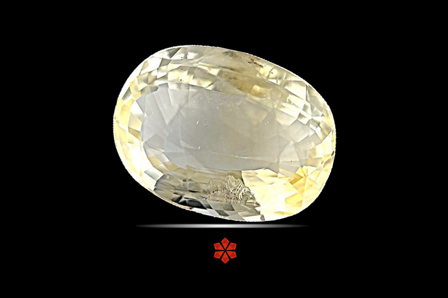 Yellow Sapphire (Pushparag) 14x10 MM 6.51 carats