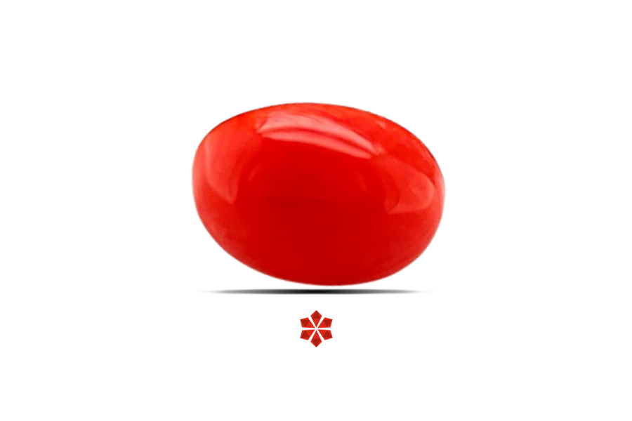 Red Coral (Pavalam) 7x5 MM 1 carats