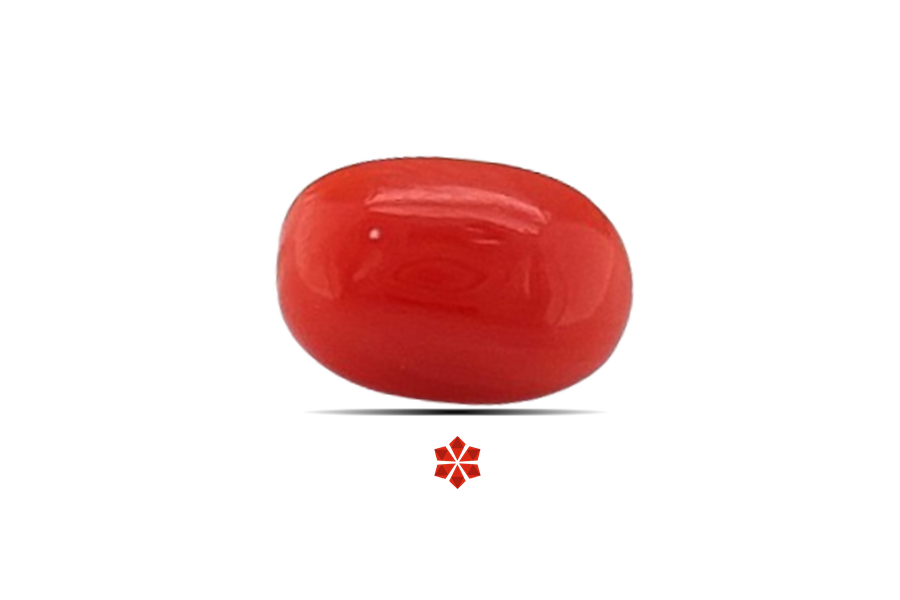 Red Coral 7x5 MM 1.03 carats