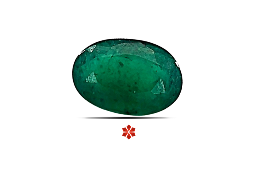 Emerald (Maragadham) 7x5 MM 0.6 carats