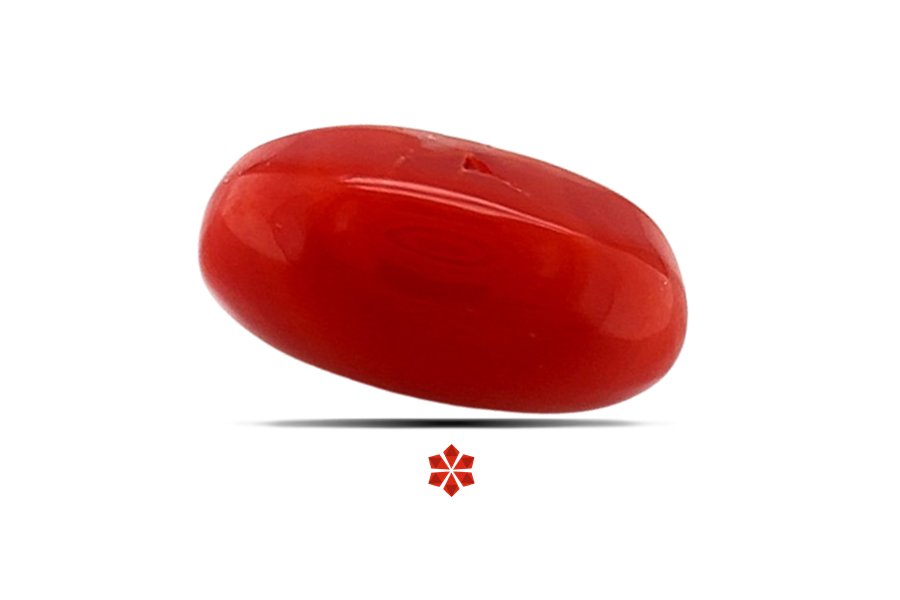 Red Coral 13x7 MM 4.34 carats