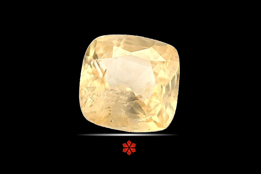 Yellow Sapphire (Pushparag) 8x8 MM 2.78 carats