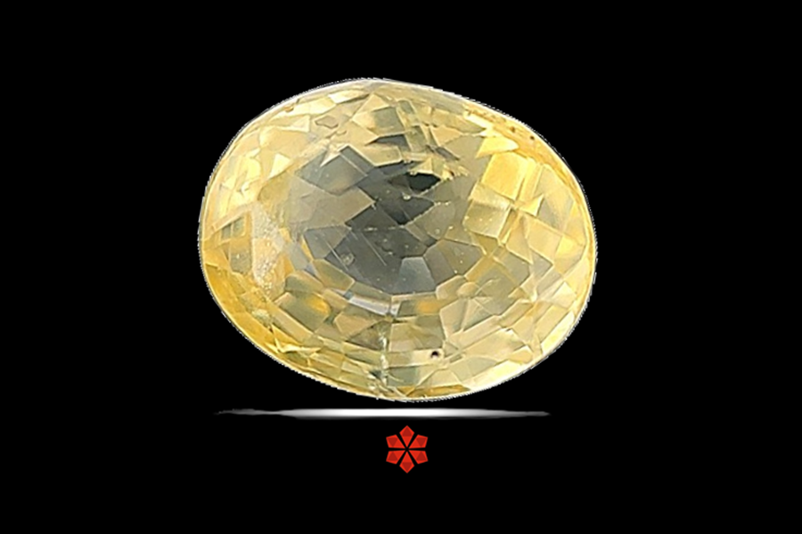 Yellow Sapphire (Pushparag) 8x6 MM 2.13 carats