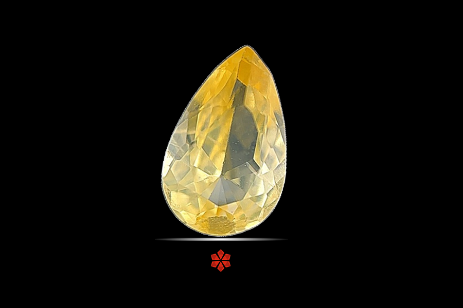Yellow Sapphire (Pushparag) 10x6 MM 1.4 carats
