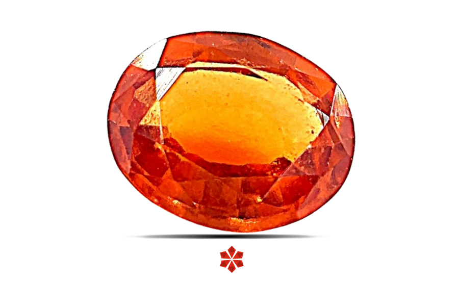 Hessonite (Gomed) 8x7 MM 1.86 carats