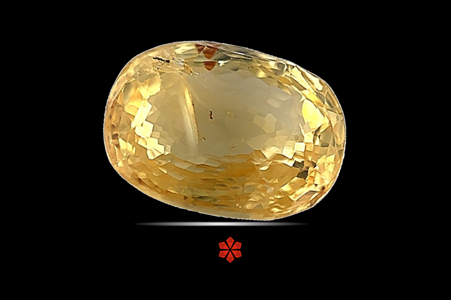 Yellow Sapphire (Pushparag) 10x8 MM 3.6 carats