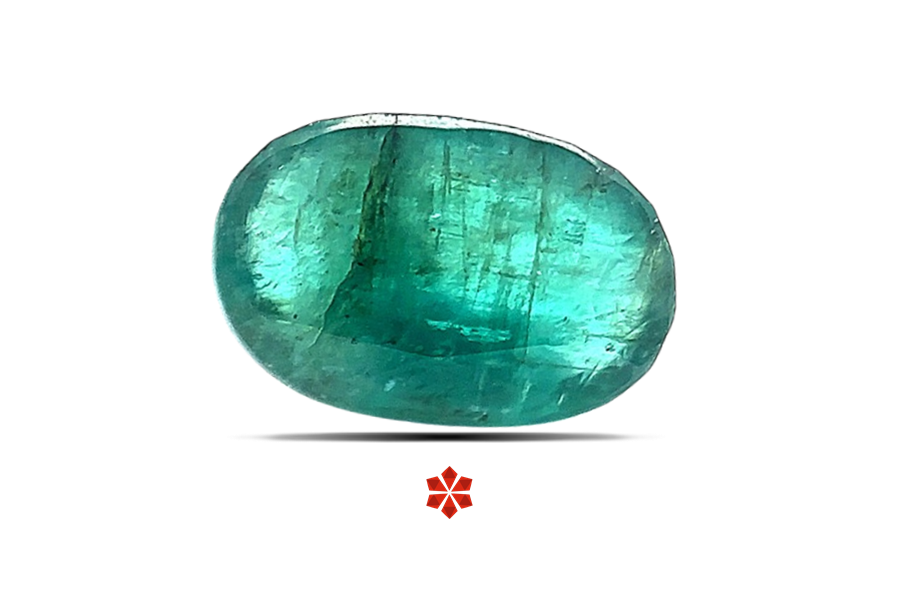 Emerald (Maragadham) 12x8 MM 3.4 carats