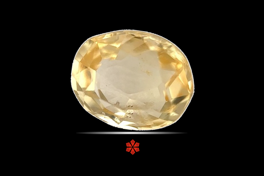 Yellow Sapphire (Pushparag) 6x5 MM 0.74 carats